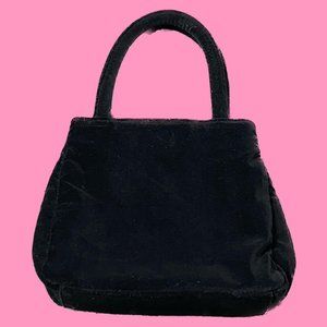 black mini purse, y2k/bratz inspired